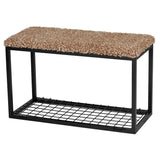 Palle Lumme 80x35x50 cm Bänk med Sittdyna Sahara/Black