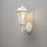 Budget Upp E27 Vägglampa Ute Vit, 17.5 cm