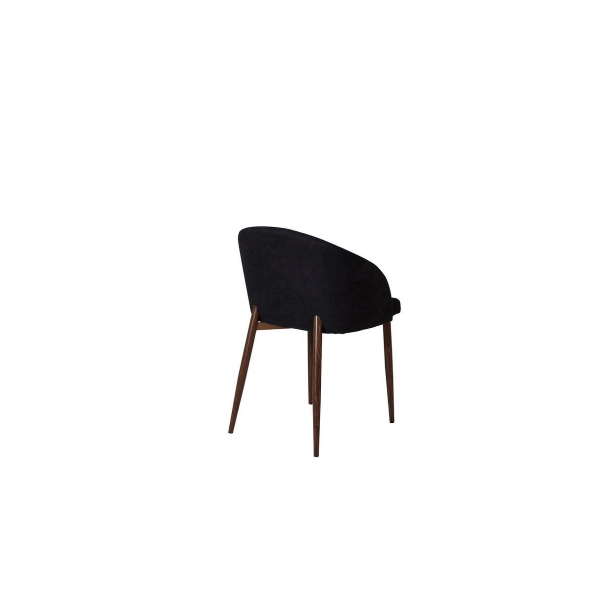 Båge Matstol Svart,Natur, Polyester, 55 x 83 x 49