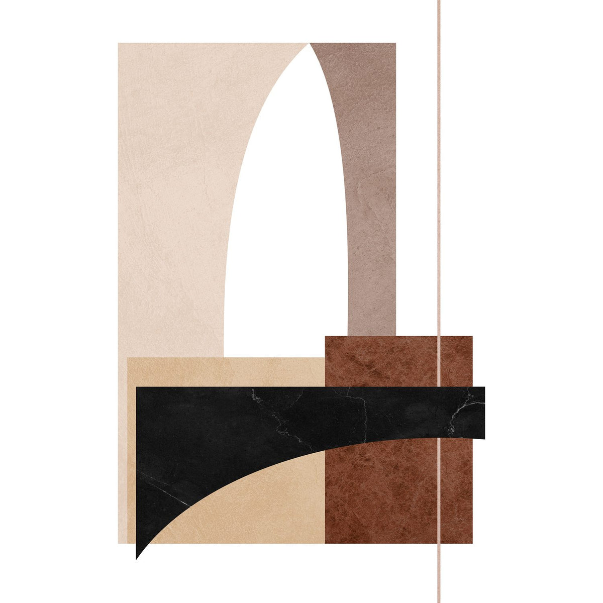 Material Poster Brun, 21 x 30 cm