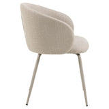 Chaumont Matstol med Armstöd Basel tyg Beige/Grå