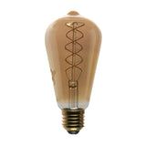 Glödlampa E27 SPIRAL-LED ST64 Glödlampa Gul