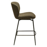 Glory Barstol Svängbar Dark Olive, Antique Brass