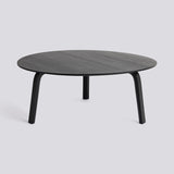 Bella Ø80 × H32 cm Soffbord Black – ek med vattenbaserad lack