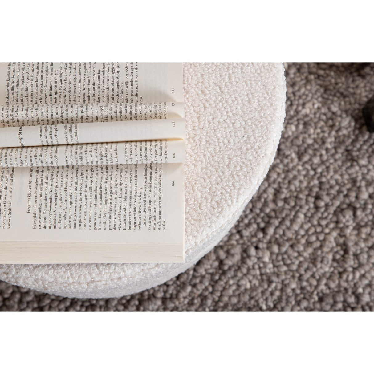 Pot Puff Svart, Polyester teddy