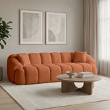 Octavio (268 x 70 x 80 cm) 4-sits soffa Kakelröd