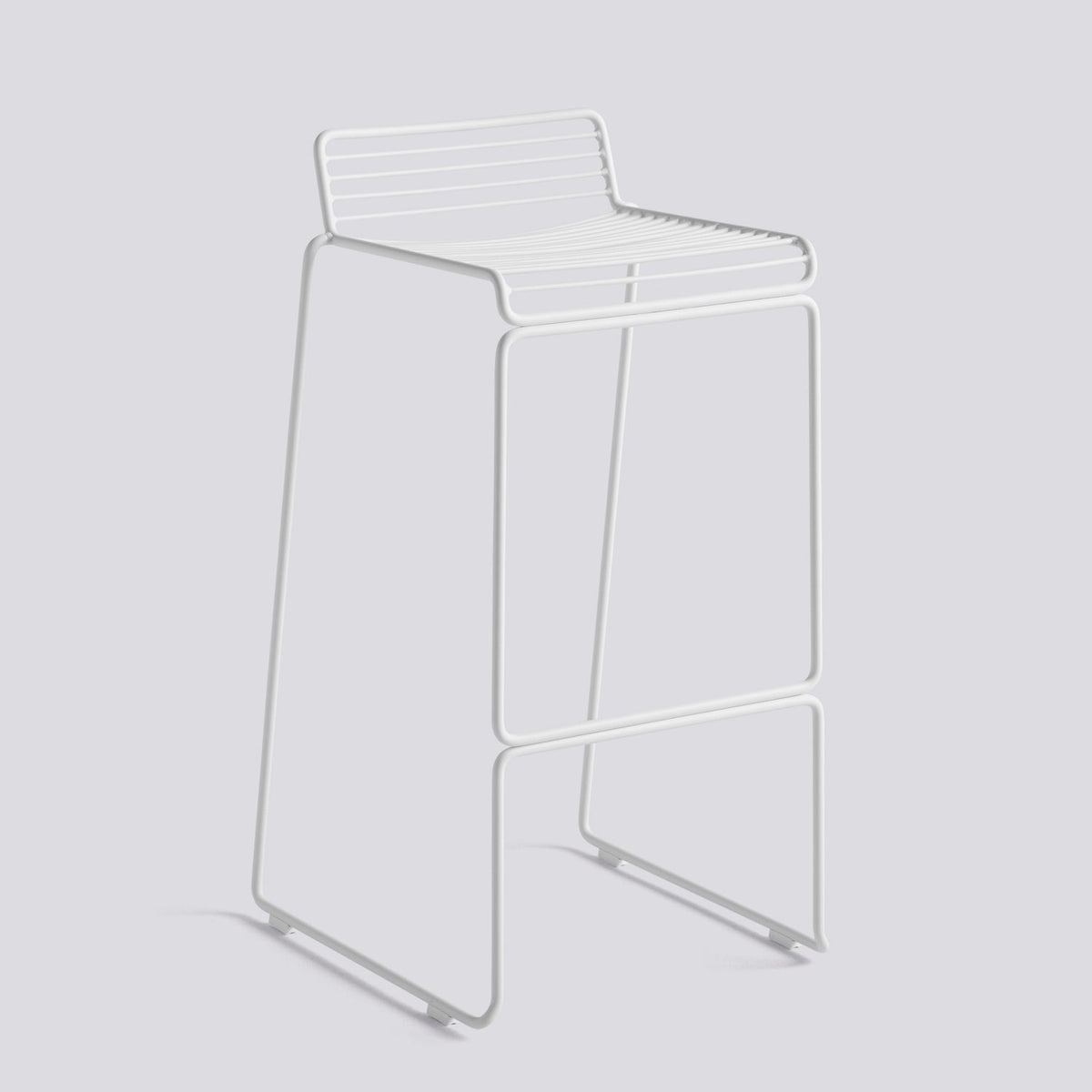 Hee 75 cm Barpall White – pulverlackerat stål