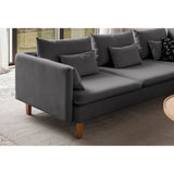 Flexy L (194 x 95 x 154 cm) Hörnsoffa Antracit