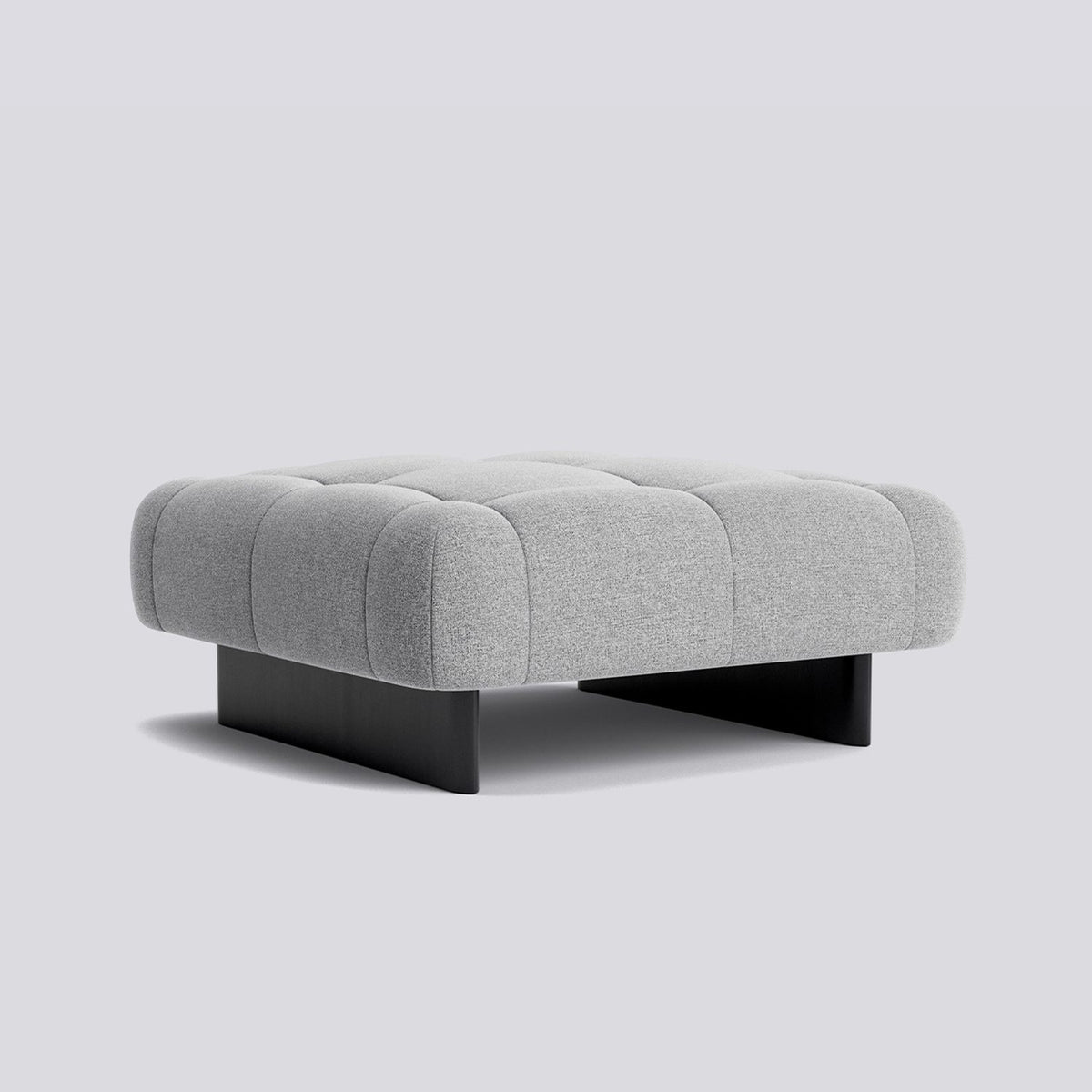 Quilton Lift 105 × 105 cm Fotpall Hallingdal 130, Black – ekfaner med vattenbaserad lack
