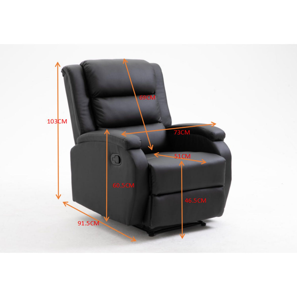 Bengt Fåtölj recliner Svart