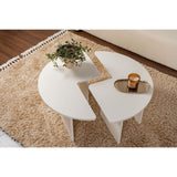 Salma Soffbord Wood White