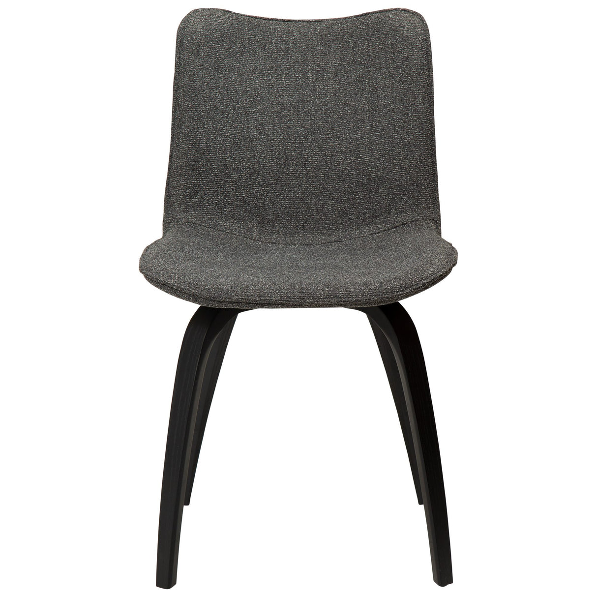 Glee Stol Pebble Grey Bouclé, Black