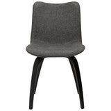 Glee Stol Pebble Grey Bouclé, Black