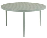 Bigby Matgrupp Rund 130 cm ink 6st Delia stolar Dusty Green / Vit