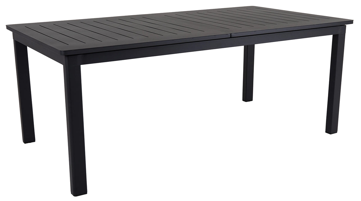 Lomma Matbord 100x194-312 cm Svart