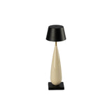 Frejus bordslampa USB Bordslampa Ute/Inne Svart/Gräddvit