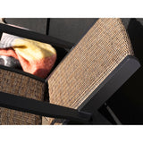 Kira Loungefåtölj Svart/Rustik