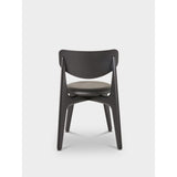 Slab Matstol Upholstered Black