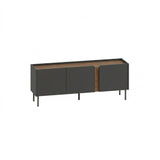 Lucile (140 x 53,9 x 35,5 cm) TV-bänk Antracit Natur ek Svart