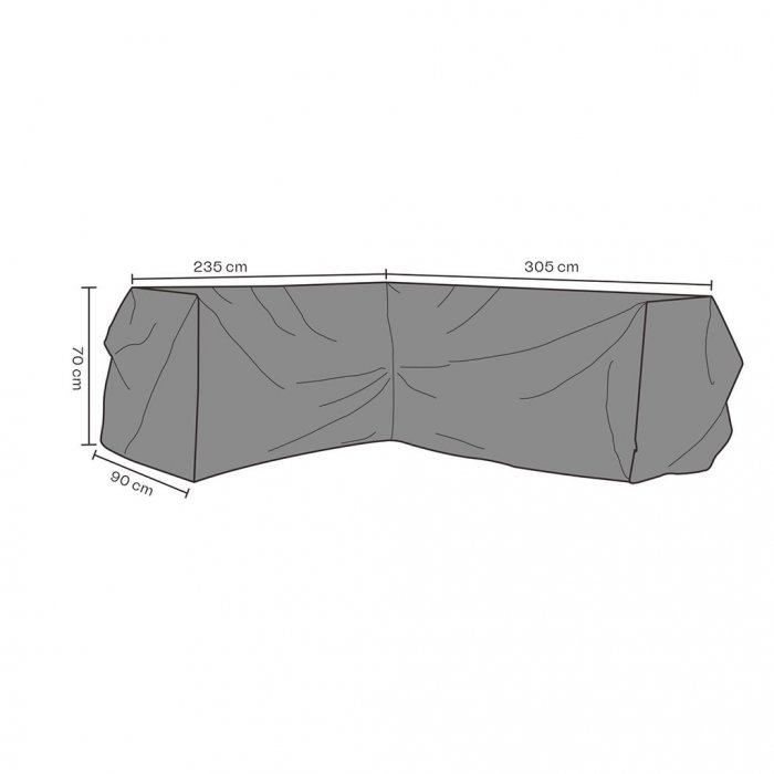 Soffskydd L305/R235 cm Andas