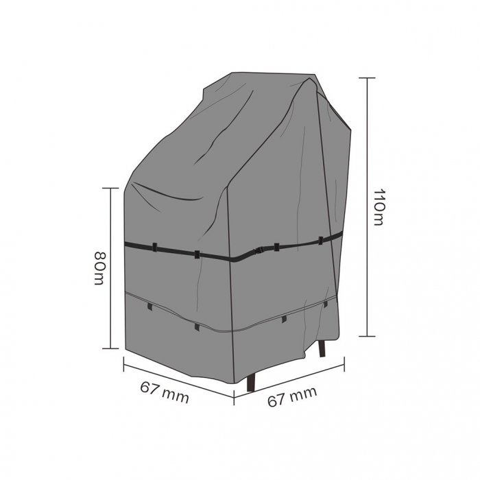 Möbelskydd För Stapelstolar 67x67x80/110 cm Andas