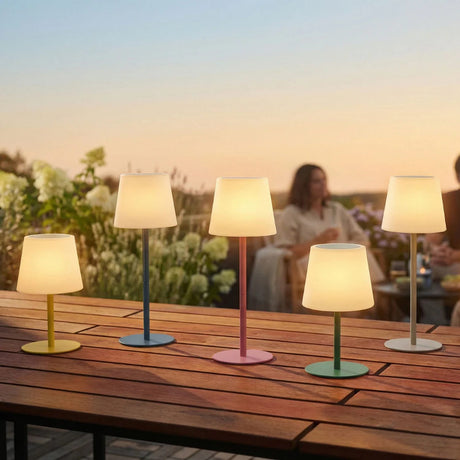 Arc portabel solcell usb-c Bordslampa Terracotta