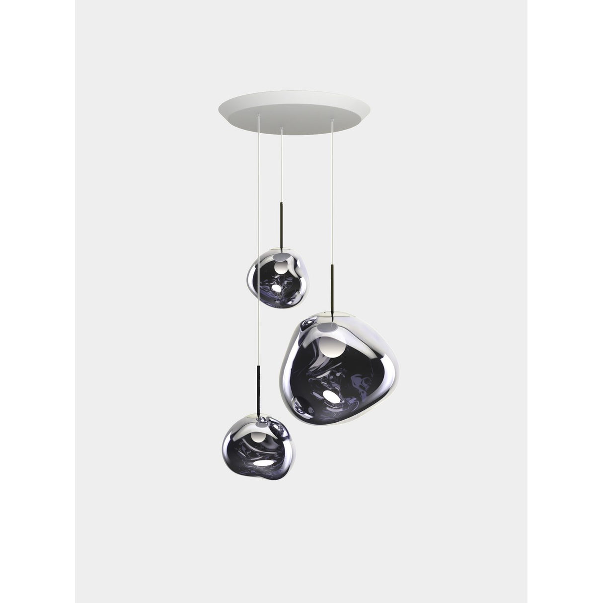 Melt Trio Round Pendelsystem Smoke