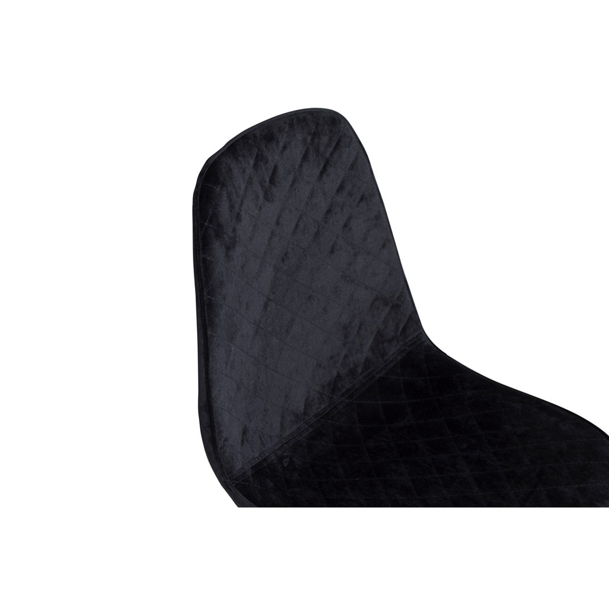 Polar Matstol Svart, Polyester sammet, 53 x 88 x 46