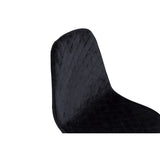 Polar Matstol Svart, Polyester sammet, 53 x 88 x 46