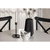 Hamden, Crosett Rund matgrupp Svart, Vit, ⌀80