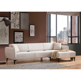 Gaborone (270-140 x 95 x 67 cm) Hörnsoffa Offwhite, Höger