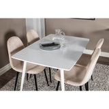Polar, Polar Rektangulär matgrupp Beige,Svart, Vit, 120 x 75