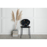 Estelle, Vault Rund matgrupp Svart, Vit, 4st