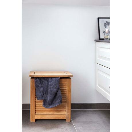 Liten Tvättkorg Teak