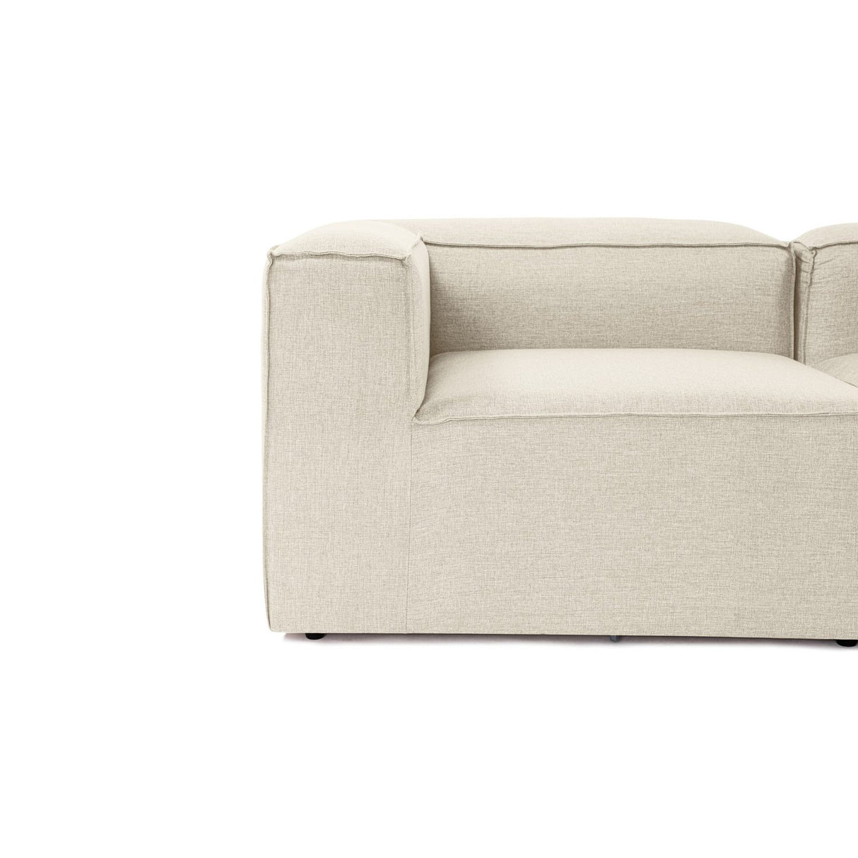 Fora (297 x 66 x 190 cm) Hörnsoffa Ecru