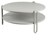 Blixt Utesoffbord 85x39 cm Light Grey