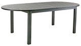 Lomma Elipse 220-280x110 cm Utebord Svart