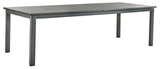 Lomma XL 260-380x100 cm Utebord Antracit