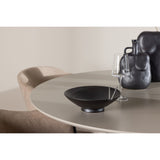Plaza, Evelina Rund matgrupp Beige,Svart, Beige, ⌀120