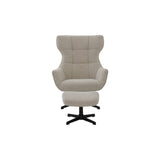 Weston Snurrfåtölj med Pall Beige