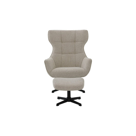 Weston Snurrfåtölj med Pall Beige