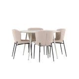 Plaza, Modesto Rund matgrupp Beige,Svart, Beige, ⌀120