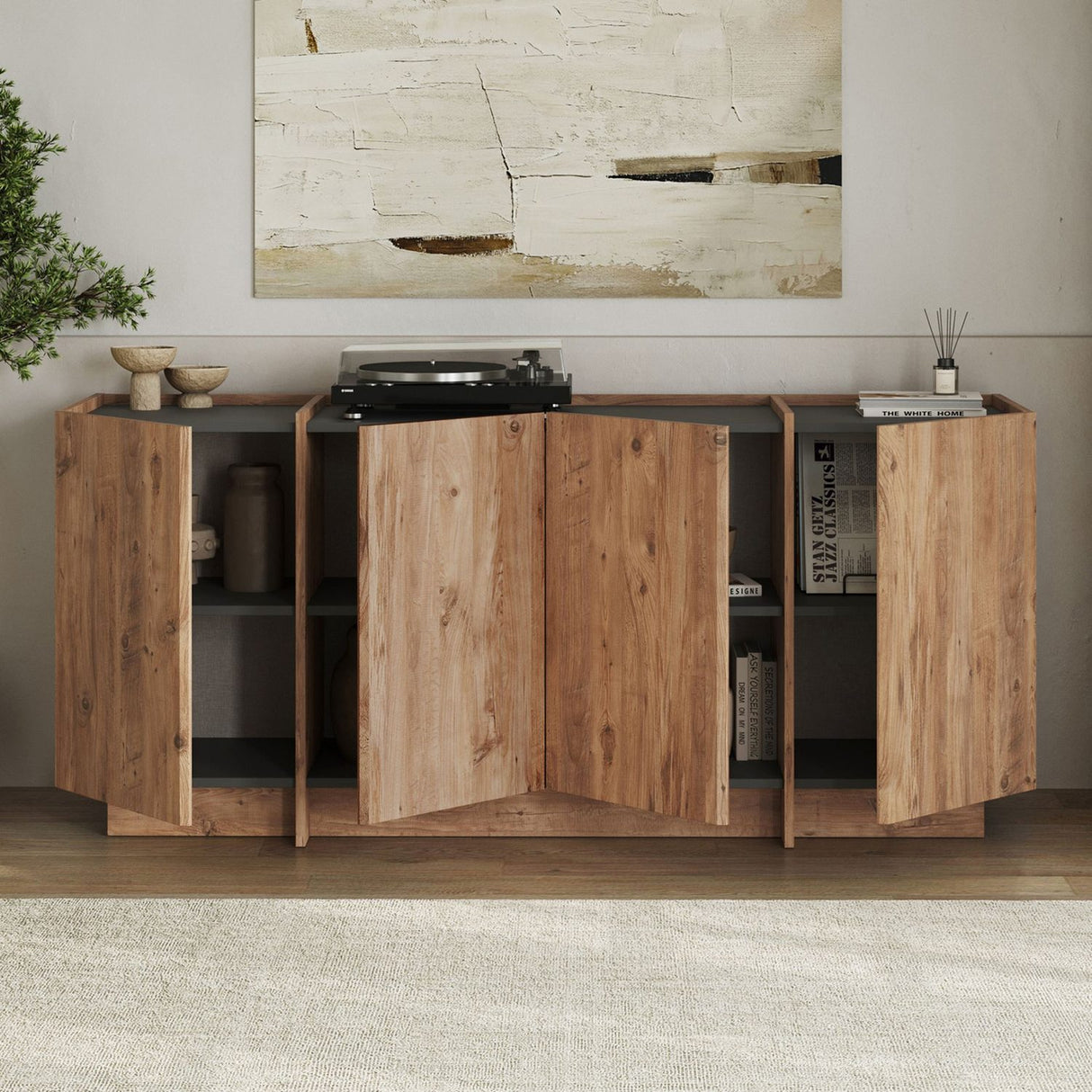 Dant Konsolbord Atlantic Pine Antracit
