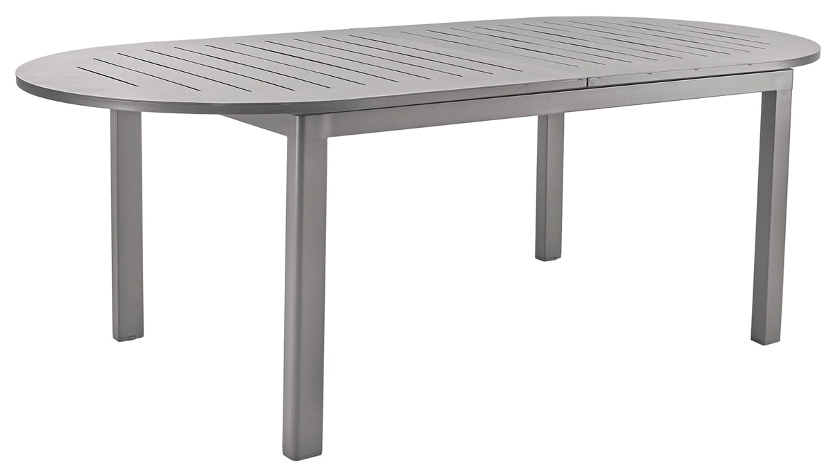 Lomma Elipse 220-280x110 cm Utebord Khaki