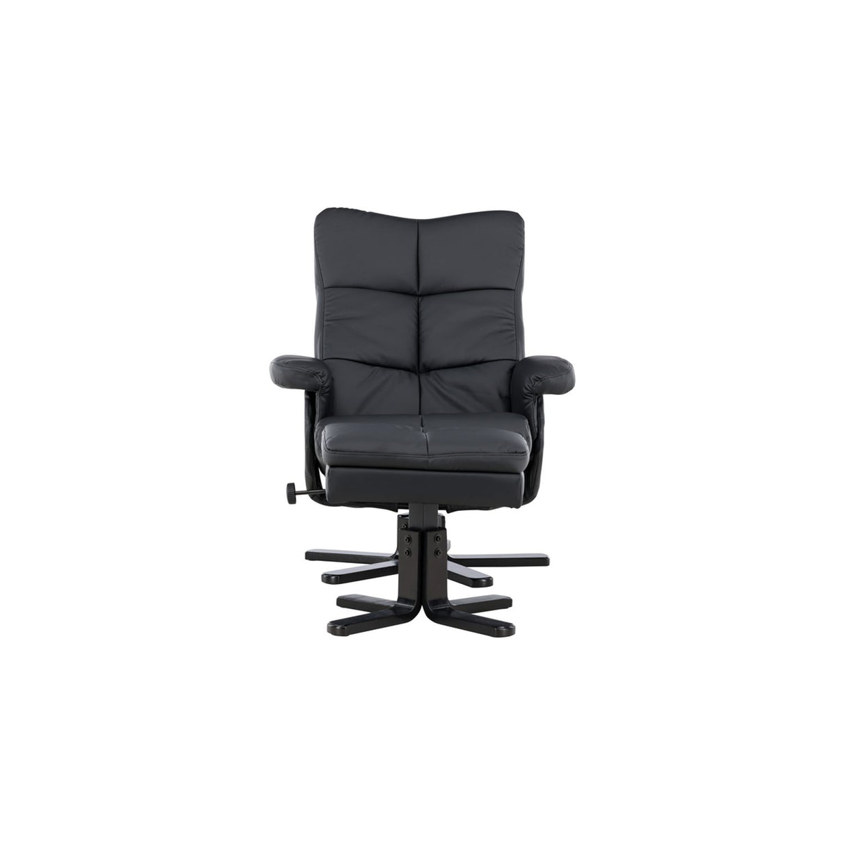 Sven Fåtölj med recliner Svart