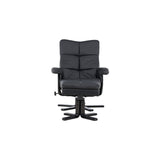 Sven Fåtölj med recliner Svart