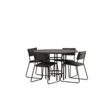 Copenhagen, Kenth Rund matgrupp Svart, Svart, 4st