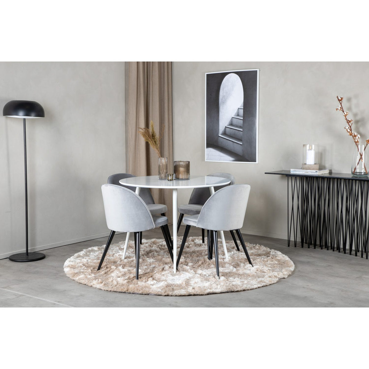 Plaza, Velvet Rund matgrupp