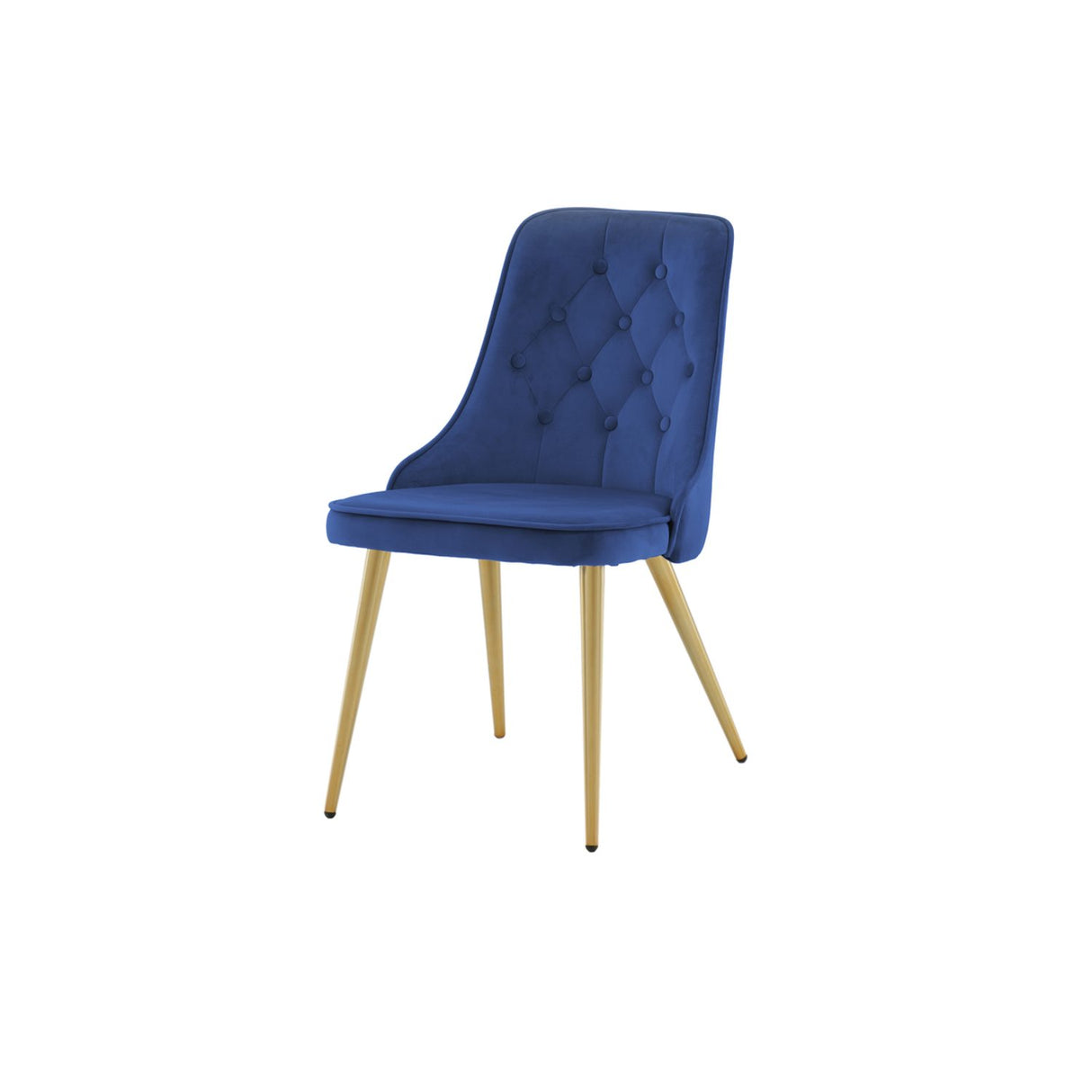 Velvet Deluxe Matstol Blå, Polyestersammet