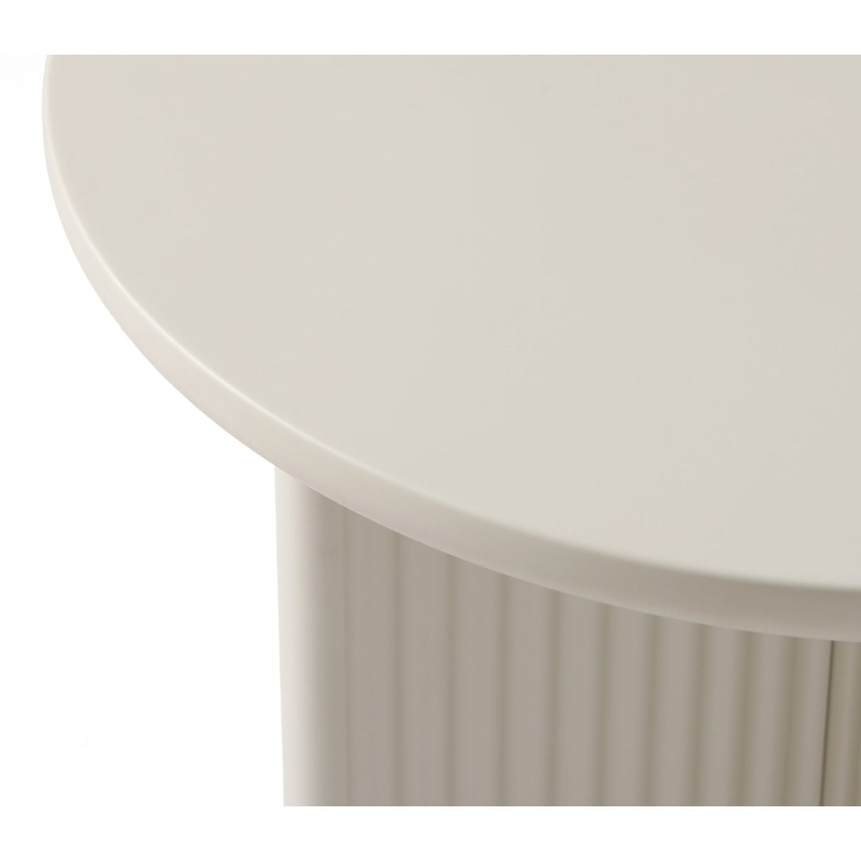 Arco Sidobord Ø50 cm Greige